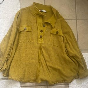 Free people button up sweater